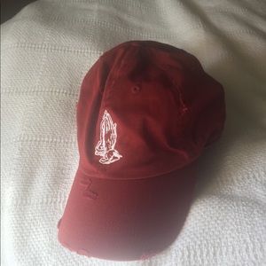 Original vintage kbethos praying hands hat